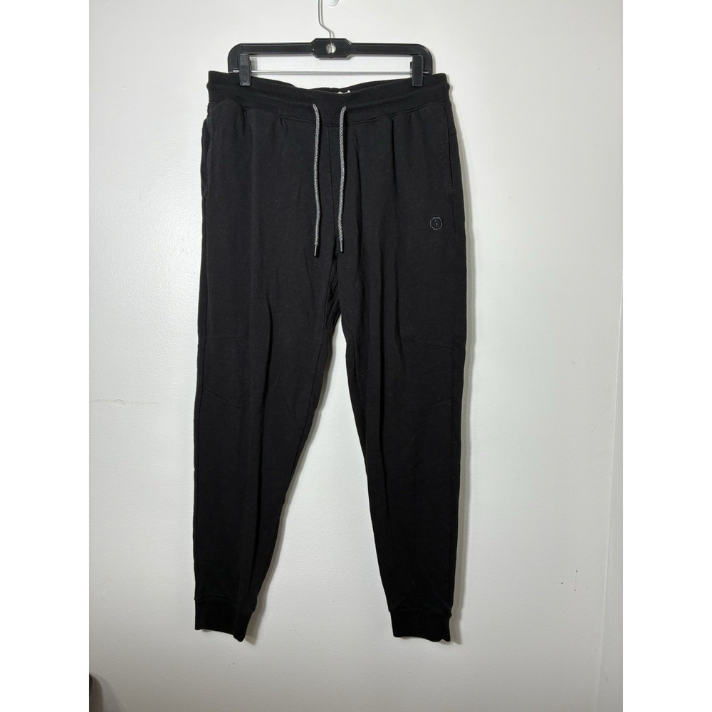PAKA Alpaca Joggers Men's Sz Large Black Organic Cotton Alpaca Blend Pull On